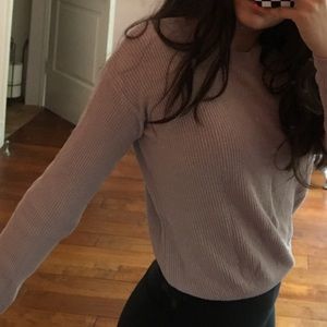 Brandy Melville light pink knit sweater